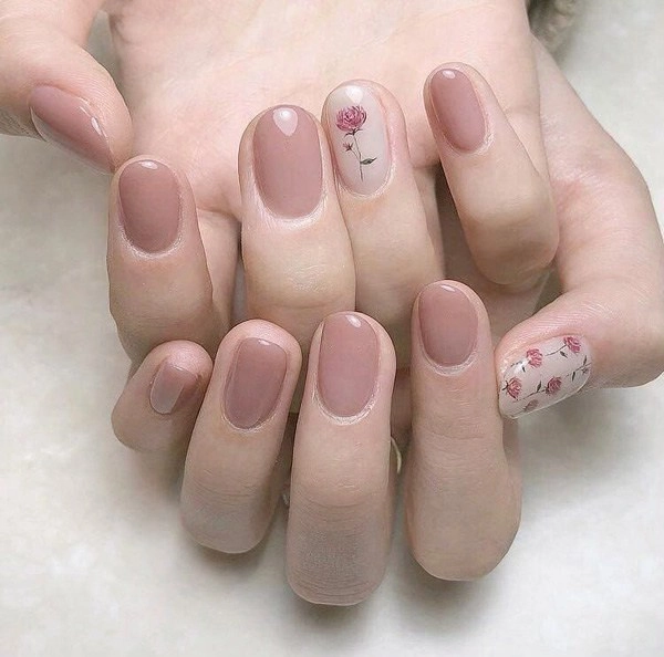 Để dành hết giãn cách đi làm đẹp chị em làm ngay 12 mẫu nail màu nude này - 1