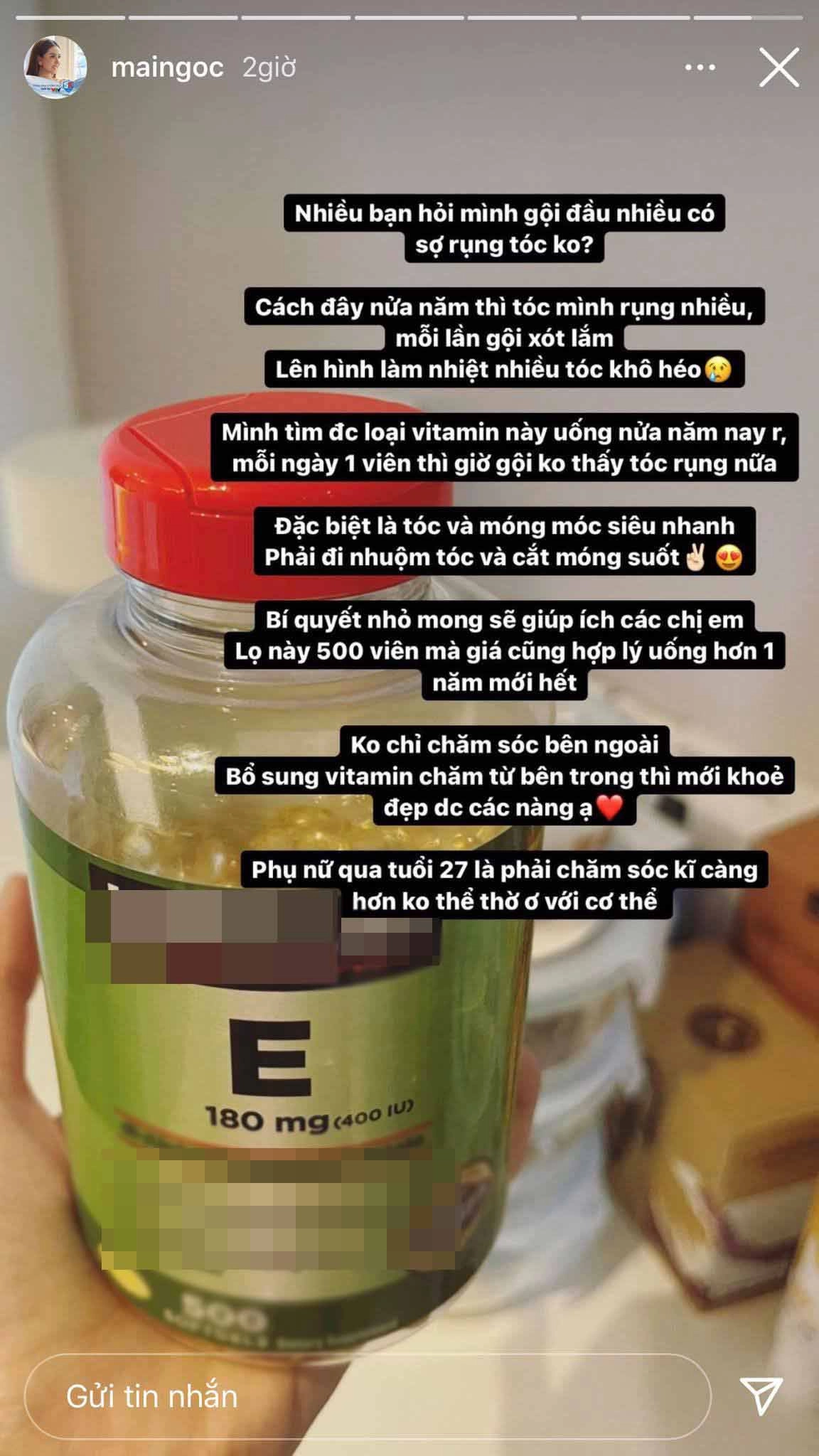 Đến tuổi ngọc thanh tâm uống cả bàn tay vitamin mai ngọc cũng cưng nựng loại viên đẹp tóc - 3