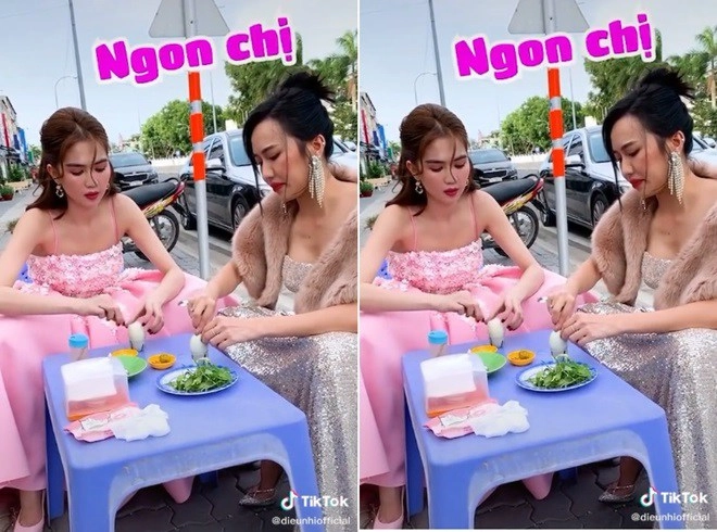 Đi ăn vỉa hè hương giang nặng phấn son hhen niê xuề xòa phạm hương mộc vẫn đỉnh - 9