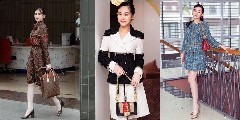 Đi du lịch cùng hôn phu thiếu gia lê âu ngân anh vẫn dát hàng hiệu sang chảnh - 5
