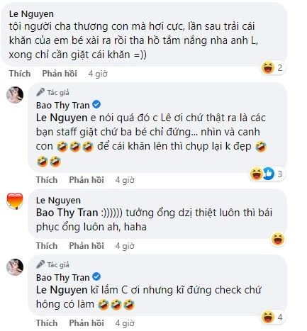 Đi nghỉ mát chồng đại gia của bảo thy đứng trông nhân viên giặt sạch ghế mới cho con nằm - 3