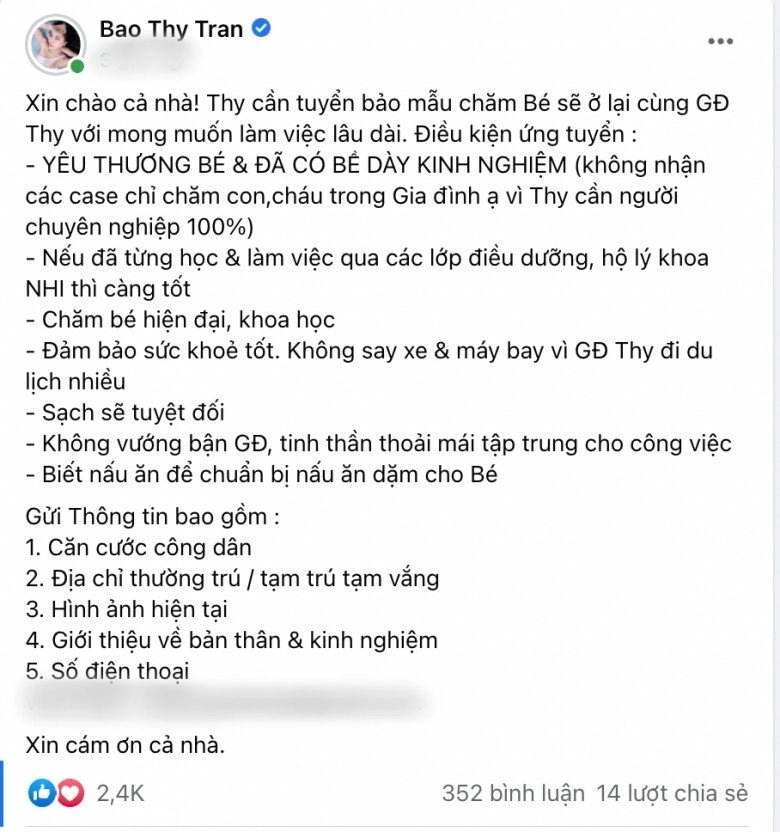 Đi nghỉ mát chồng đại gia của bảo thy đứng trông nhân viên giặt sạch ghế mới cho con nằm - 7