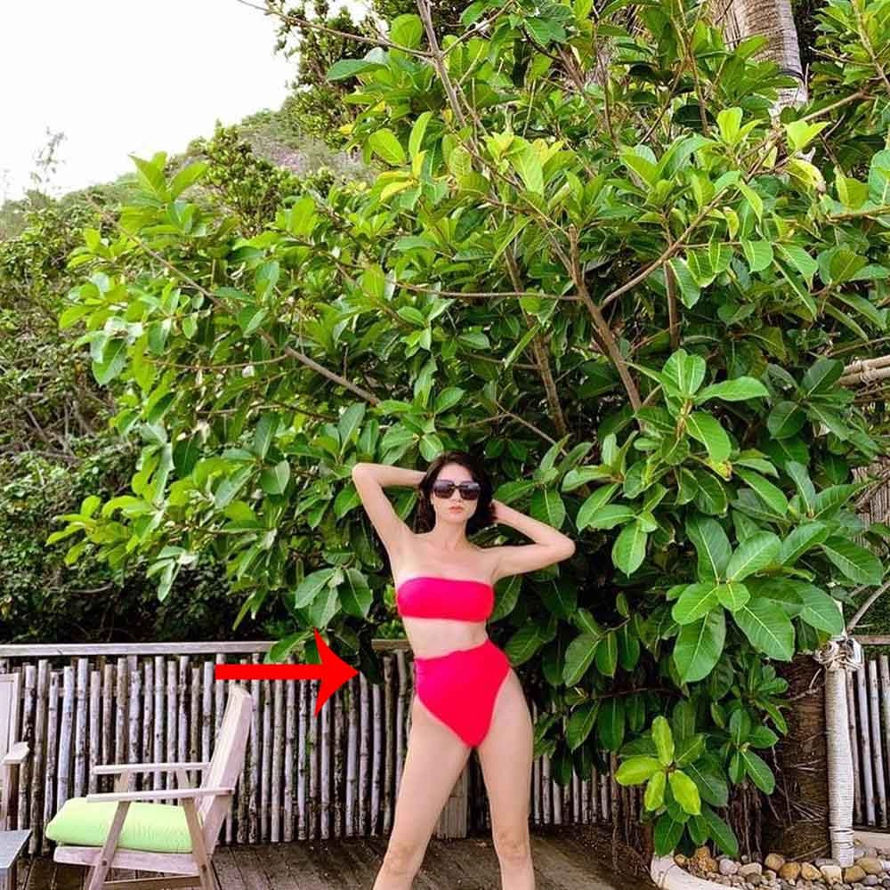 Diện bikini trang trần trước bóp eo kịch liệt nay tự tin khoe body mi nhon không cần sửa - 2