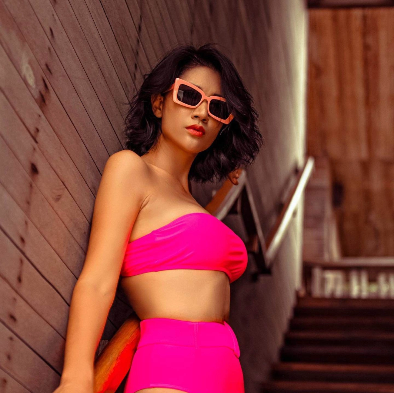Diện bikini trang trần trước bóp eo kịch liệt nay tự tin khoe body mi nhon không cần sửa - 5