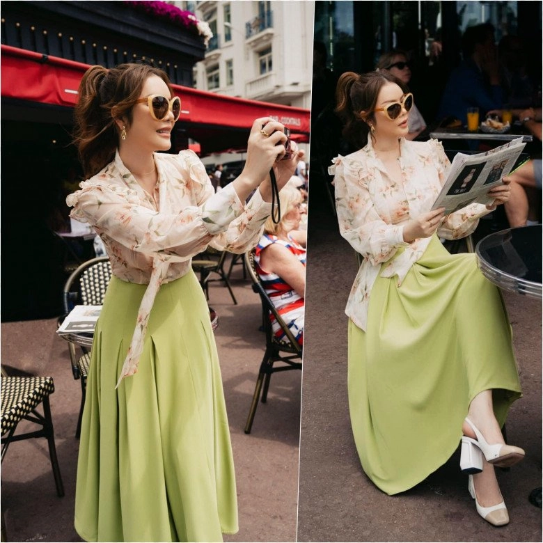 Diện chiếc quần quốc dân lý nhã kỳ hô biến chiều cao 1m62 như siêu mẫu mét 8 - 7