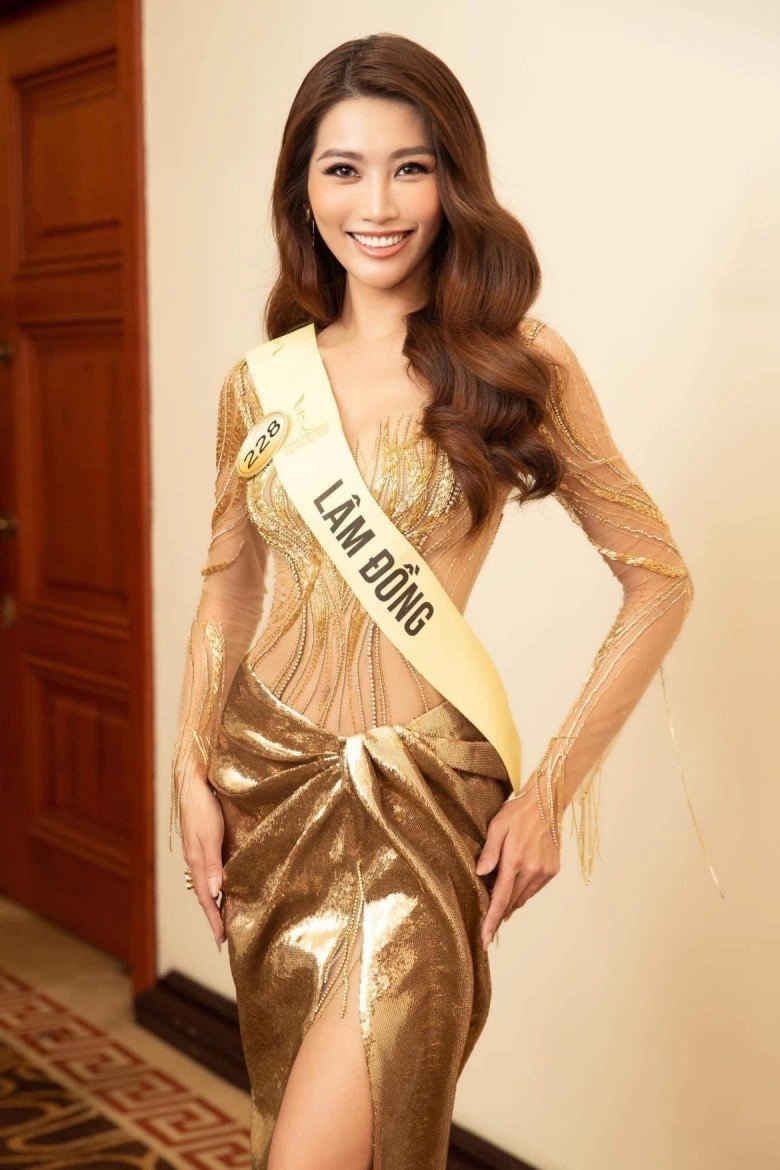 Diện lại váy của hoa hậu ngọc châu thí sinh miss grand vietnam có lấy vía đăng quang - 1