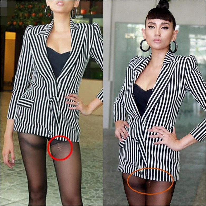 Diện quần tất rách võ hoàng yến lẫn hồ ngọc hà lọt hố mặc xấu mỹ nữ cai lậy được khen xuất sắc - 4