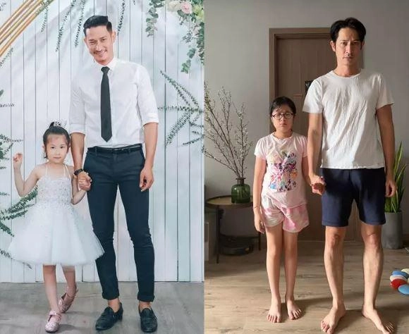 Diễn viên huy khánh khoe con gái 10 tuổi đã bắt đầu tự lập thích tự đạp xe đi học - 5