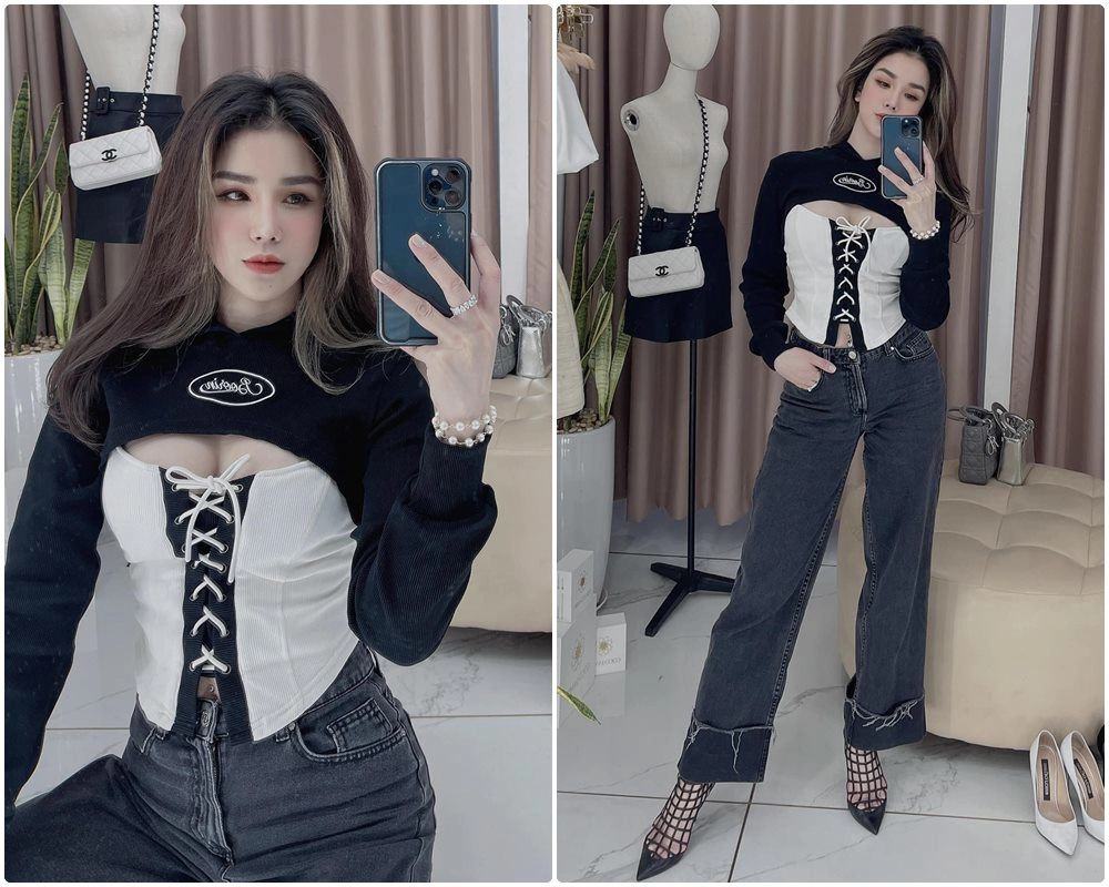 Diệp lâm anh thắp sáng mxh với chiếc váy khoét khoe đặc sản gái 2 con - 7
