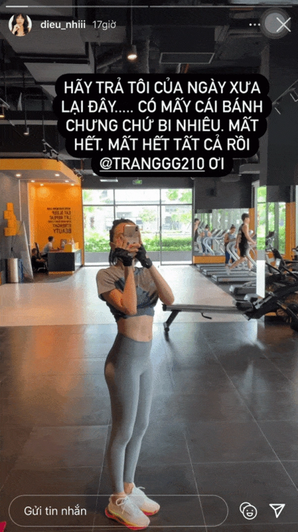 Diệu nhi than vãn bánh chưng đè nhưng lại khoe cơ bụng săn chắc trá hình - 1