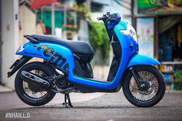 Độ scoopy dành tặng vợ đi chợ dân chơi khiến dân mạng bái phục - 2