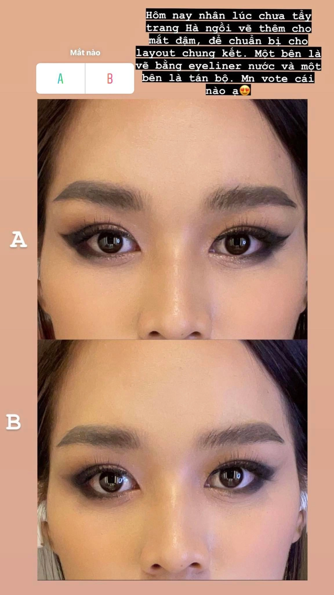 Đỗ thị hà từng ăn hết 5 chiếc bánh 1 đêm ấp ủ make-up mắt dữ cho đêm chung kết - 5