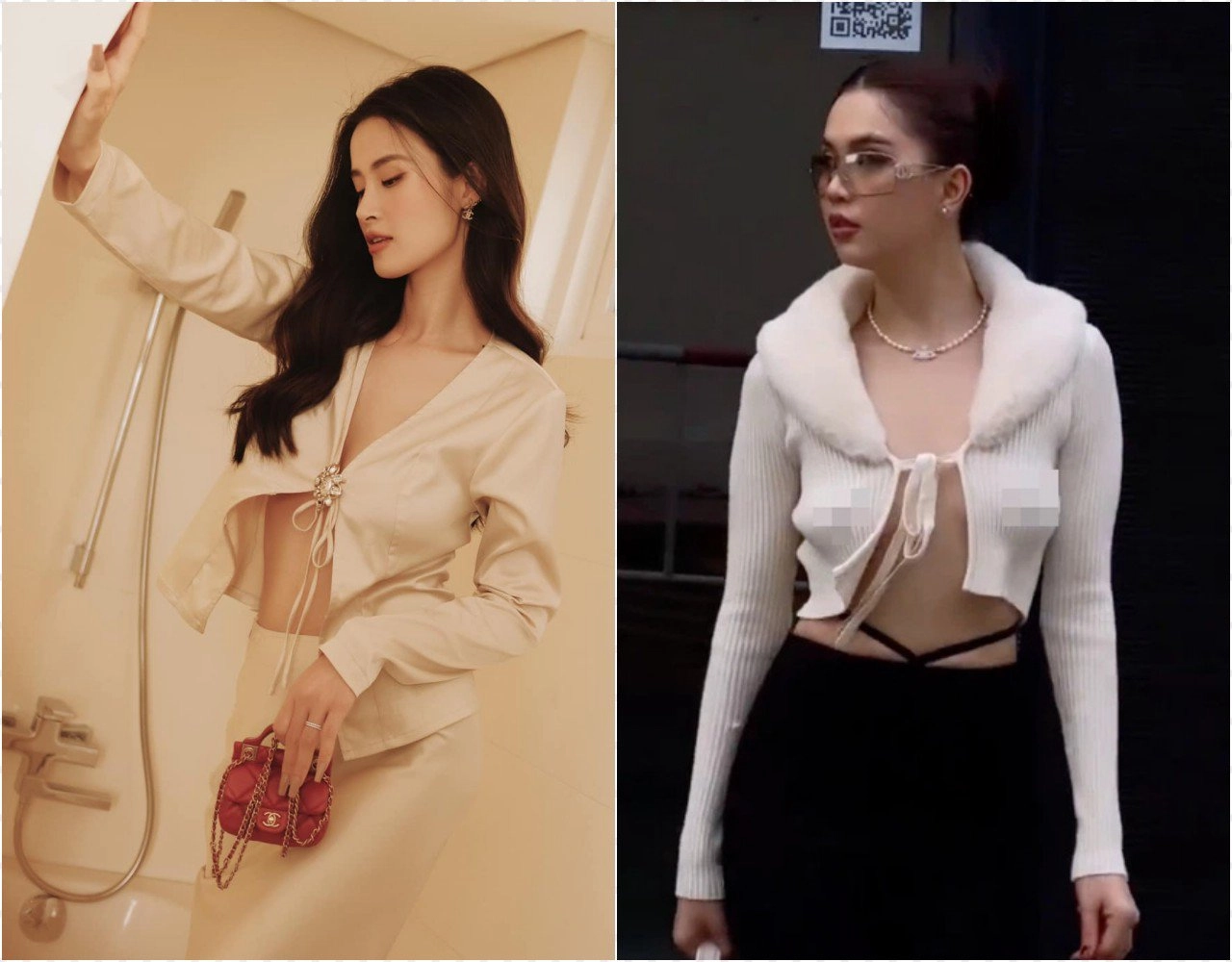 Đông nhi diện áo gài mong manh như ngọc trinh báu vật mẹ bỉm liền mất hút - 7