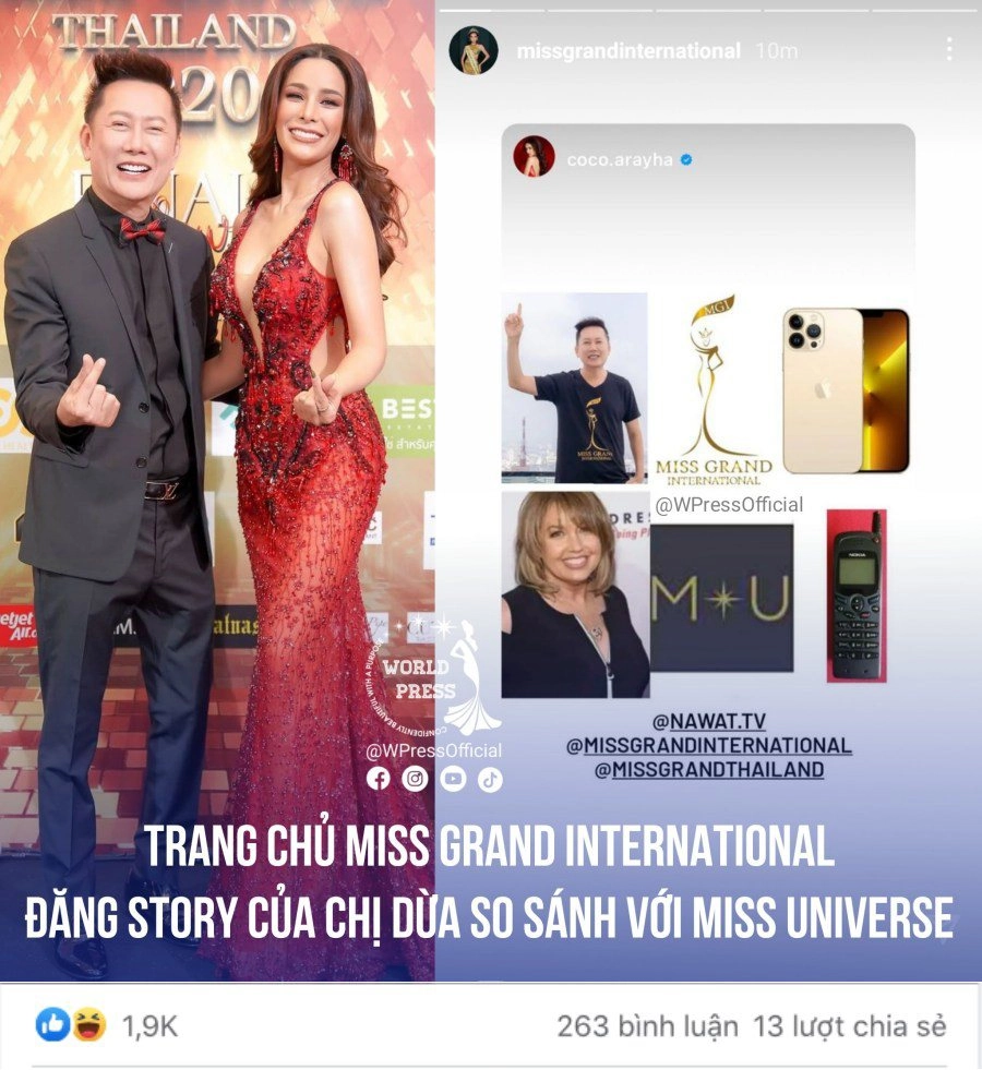 Drama miss grand fan thuỳ tiên quay lưng ném đá btc fan miss universe bất bình vào cuộc - 1