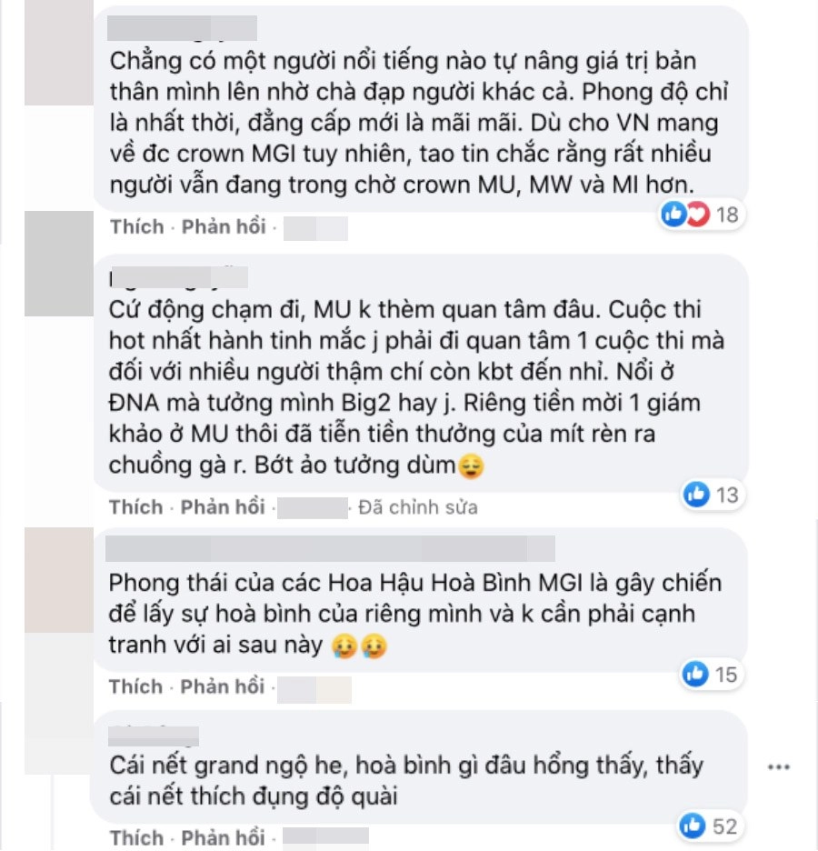 Drama miss grand fan thuỳ tiên quay lưng ném đá btc fan miss universe bất bình vào cuộc - 3