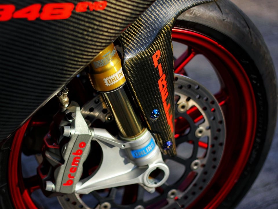 Ducati 848 evo độ nổi bật với full áo sợi carbon đẹp mê hồn - 6