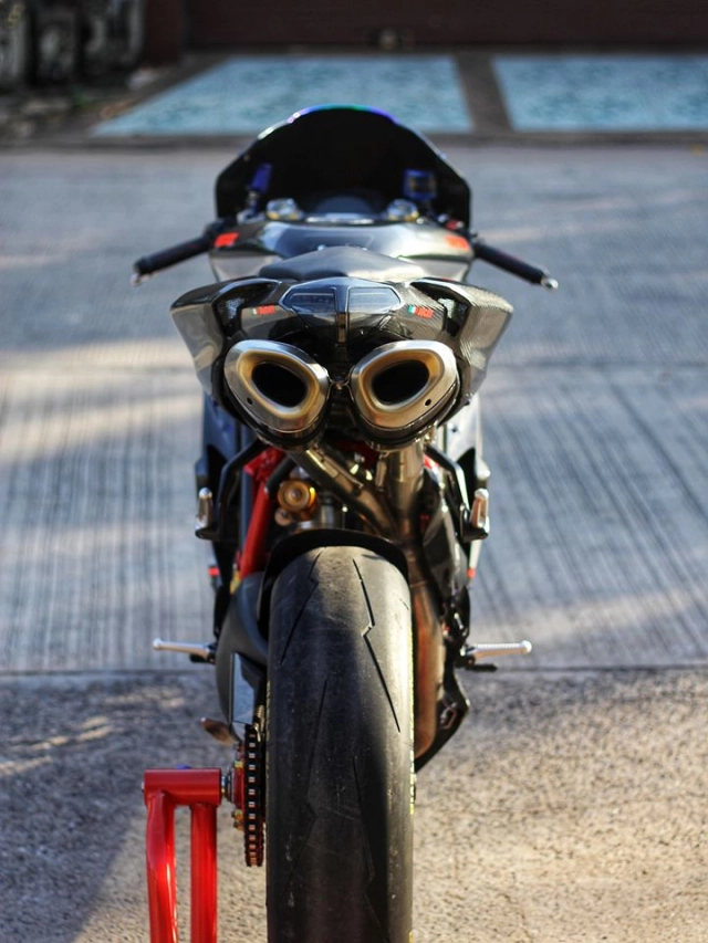 Ducati 848 evo độ nổi bật với full áo sợi carbon đẹp mê hồn - 11