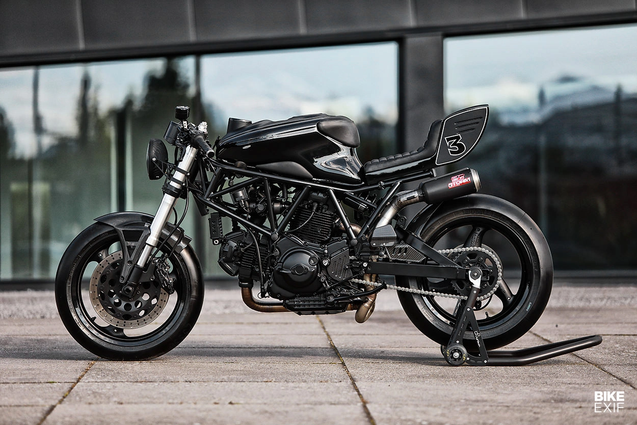 Ducati 900 ss độ theo chủ đề black in black đến từ nhà thiết kế bỉ - 3