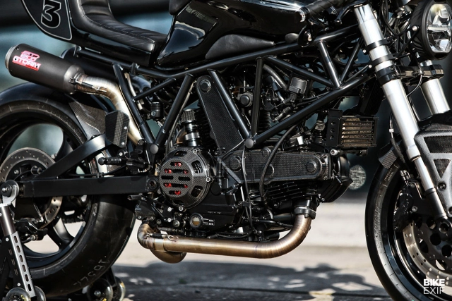 Ducati 900 ss độ theo chủ đề black in black đến từ nhà thiết kế bỉ - 7
