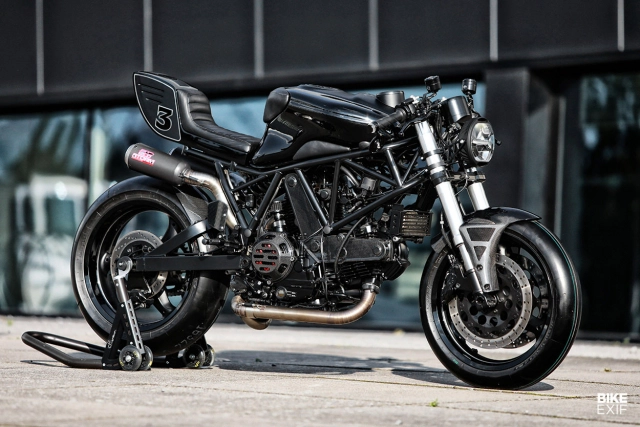 Ducati 900 ss độ theo chủ đề black in black đến từ nhà thiết kế bỉ - 10