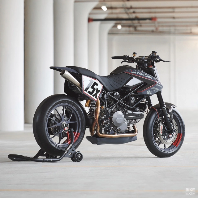 Ducati hypermotard độ phong cách flat tracker đến từ analog motorcycle - 10