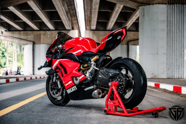 Ducati panigale 899 độ bodykit superleggera v4 của giba moto - 8
