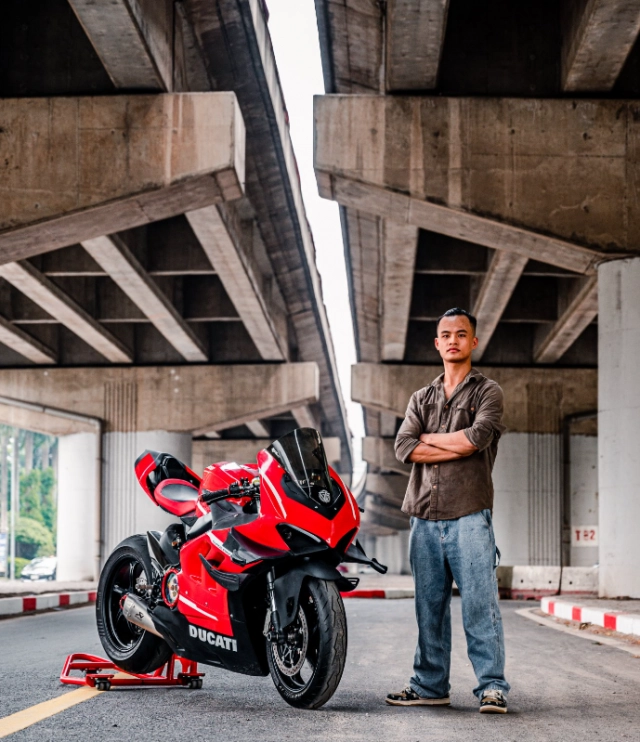 Ducati panigale 899 độ bodykit superleggera v4 của giba moto - 14