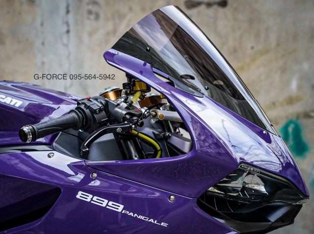 Ducati panigale 899 độ tông màu tím hết sức quyến rũ - 1