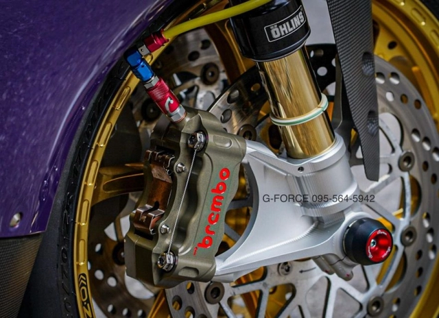 Ducati panigale 899 độ tông màu tím hết sức quyến rũ - 5