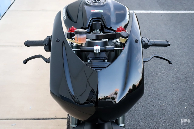 Ducati panigale lột xác phong cách cafe racer từ jett design - 6