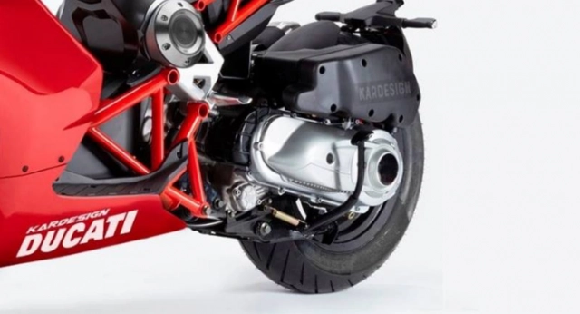 Ducati panigale scooter siêu dị trong hình hài siêu mô tô panigale - 7