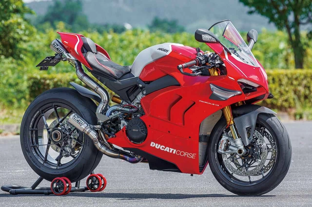 Ducati panigale v4 r độ chất ngất của moto salon - 2