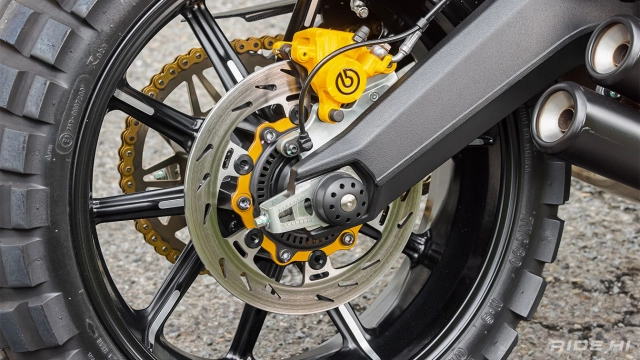 Ducati scrambler full throttle độ táo bạo với dàn chân siêu dày - 5