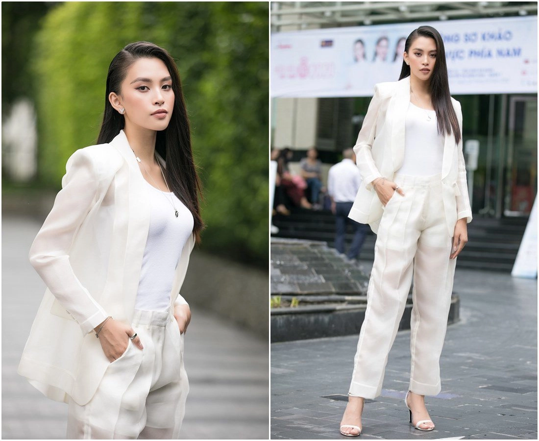 Đụng hàng quần soi thấu da thịt hà kiều anh quý phái nhìn sang hà tăng khó thốt nên lời - 8