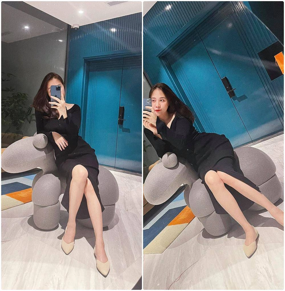 Được chồng cưng đàm thu trang sau sinh 1 năm vòng eo bé xíu chân thon nuột nà - 7