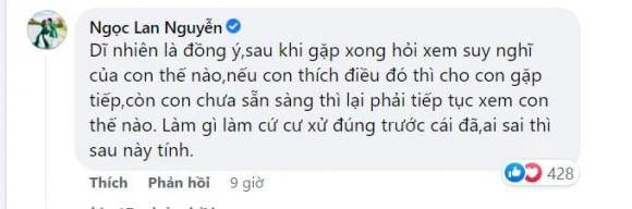 Được hỏi có cho chồng cũ và con gặp nhau ngọc lan đáp thẳng được mẹ bỉm tấm tắc khen - 4