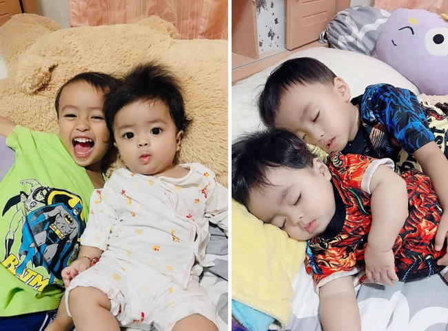 Em bé có đôi mắt búp bê sống thấy diện mạo mẹ bé ai cũng xuýt xoa di truyền - 5