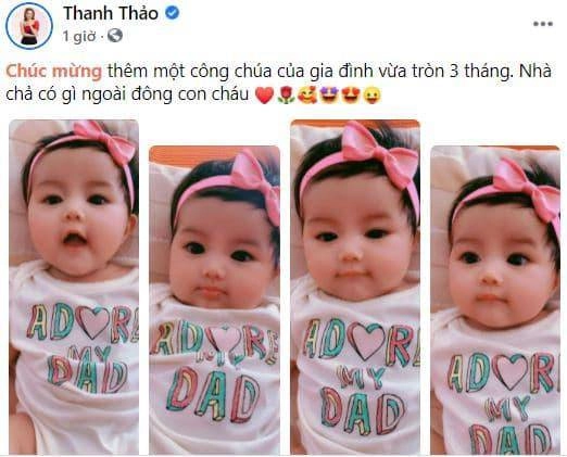 Em gái cùng huyết thống với con trai ngô kiến huy quá xinh thuỵ anh mong bé là hoa hậu - 8