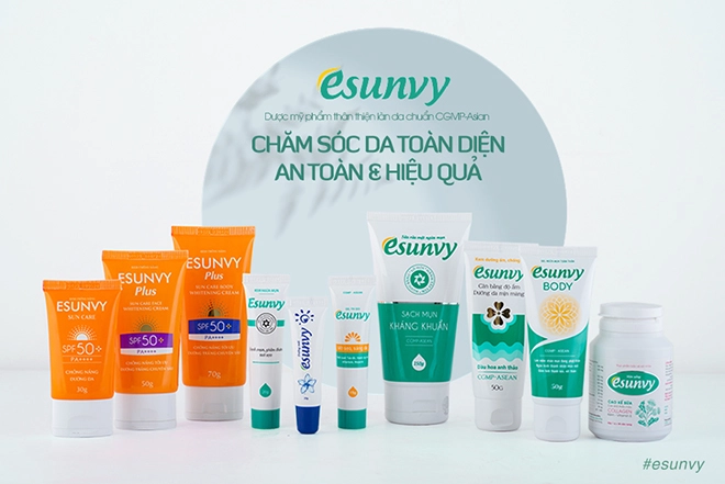 Esunvy - dược mỹ phẩm việt có mặt ở gần 9000 nhà thuốc - 2