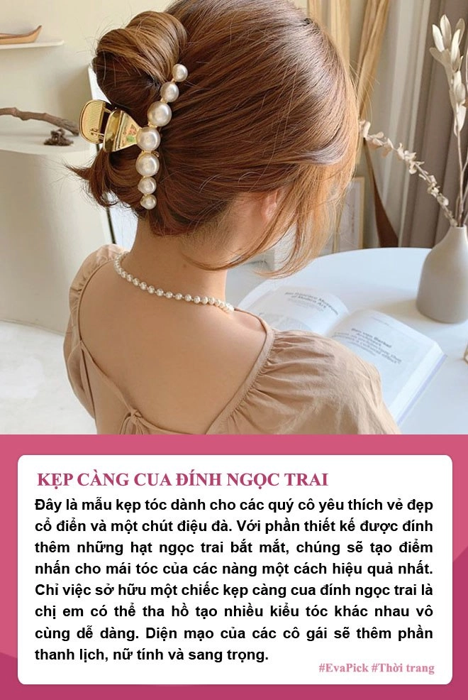 Eva pick đón đầu xu hướng nàng lưu ngay 6 mẫu kẹp càng cua sang chảnh dễ tạo kiểu tóc - 1