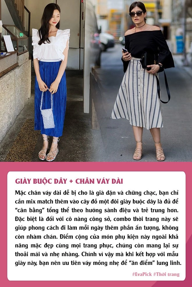 Eva pick hè này giày buộc dây lên ngôi nhưng diện sao cho đẹp không phải nàng nào cũng biết - 4