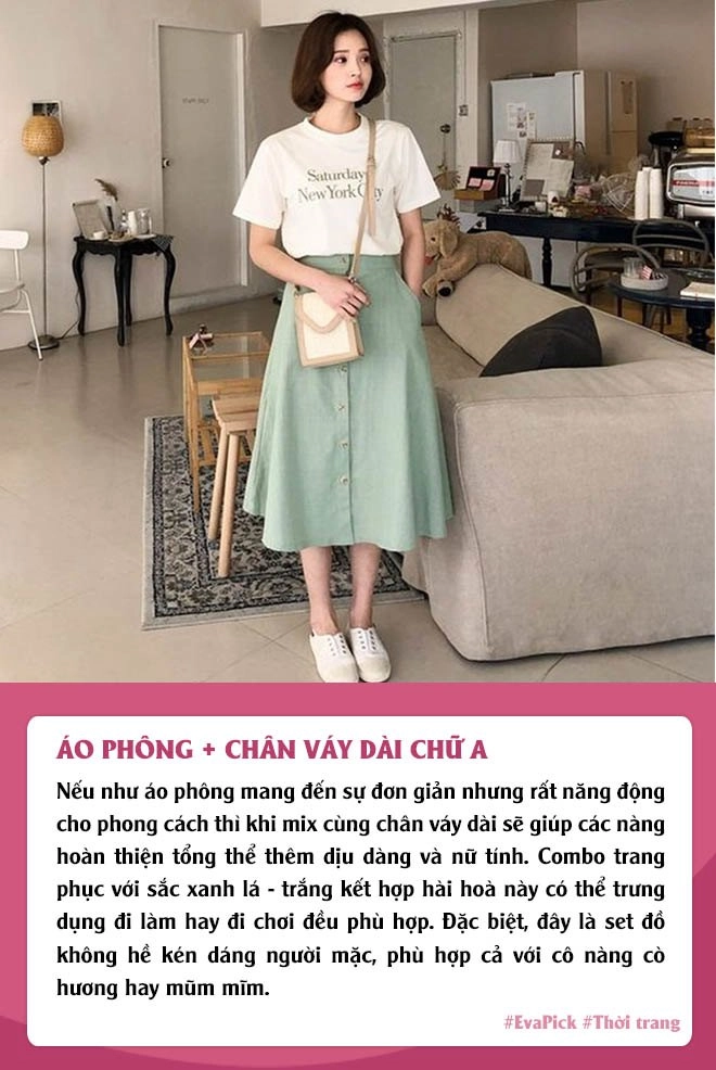 Eva pick mách nàng 10 outfit mang tông xanh lá hot nhất hè này chọn đồđơn giản vẫn lung linh - 1