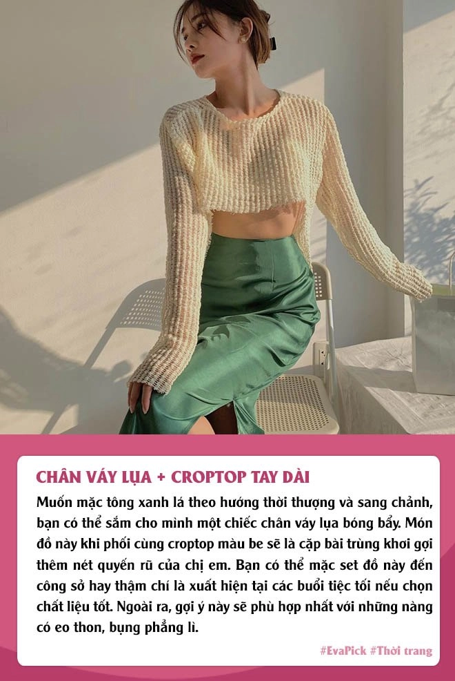 Eva pick mách nàng 10 outfit mang tông xanh lá hot nhất hè này chọn đồđơn giản vẫn lung linh - 5