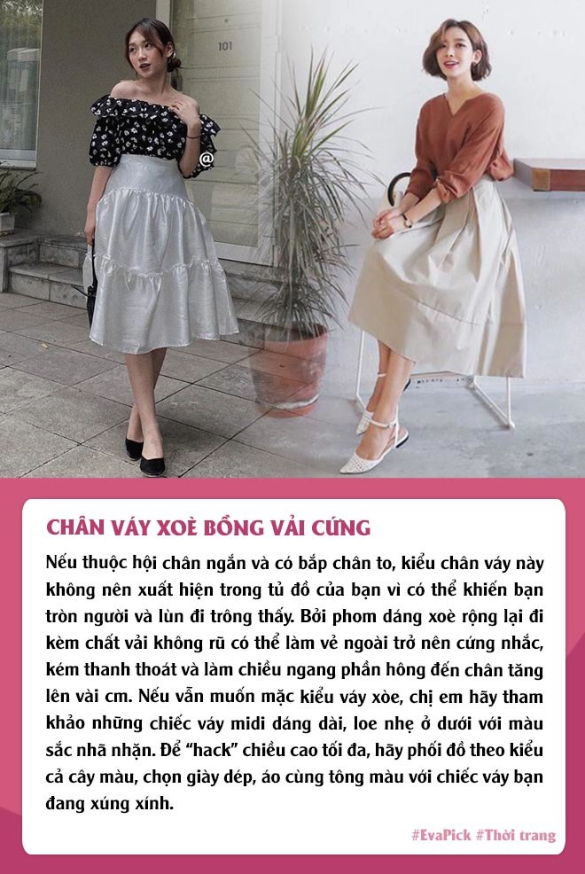 Eva pick những lỗi diện đồ làm nàng trông lùn một mẫu và to ngang đang 50kg nhảy vọt 55kg - 5