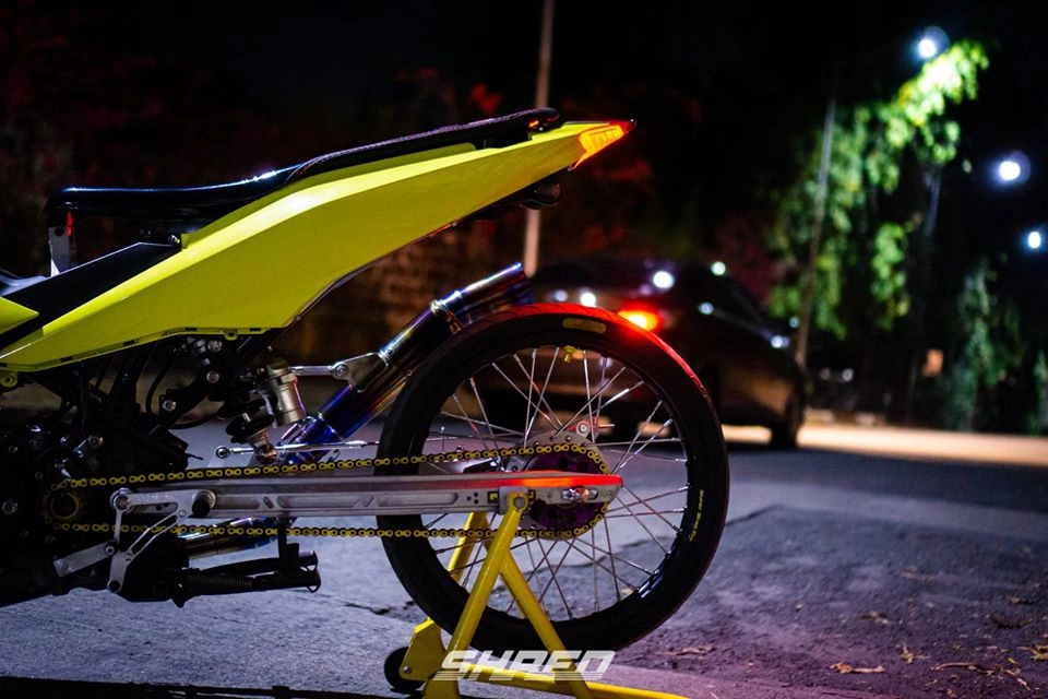 Exciter 150 bản độ mang phong cách drag racing của biker philippines - 11