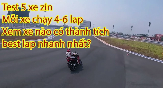 Exciter 155 đánh bại winner x và satria trong cuộc đua best lap ở đại nam - 1