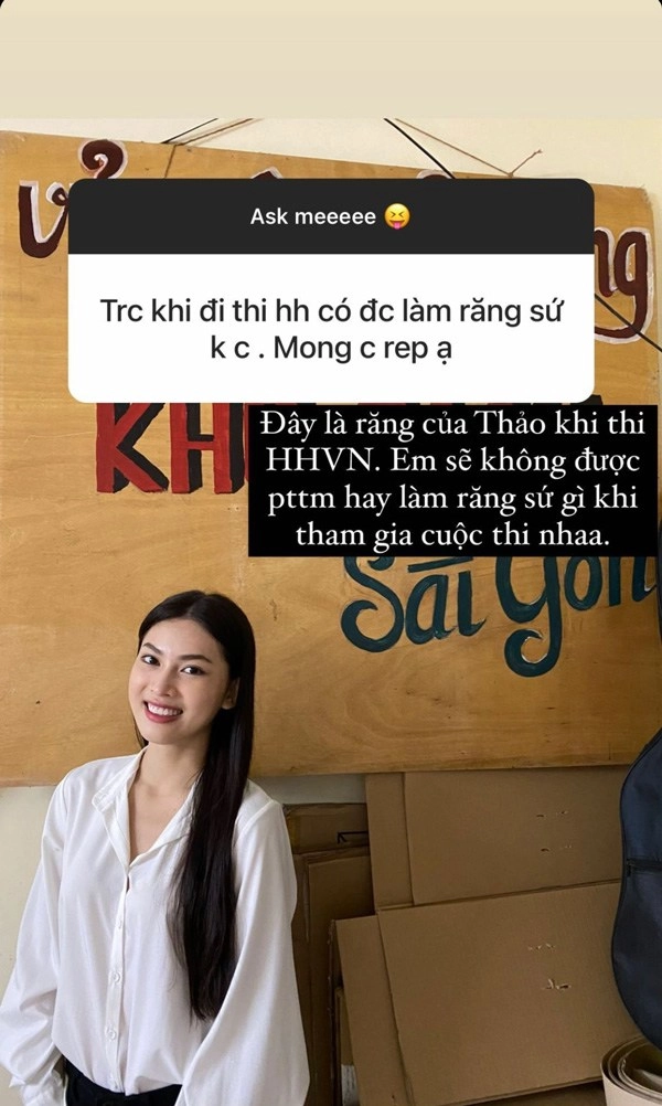Fan hỏi thi hoa hậu được làm răng sứ không á hậu trả lời khéo không quên minh hoạ - 6