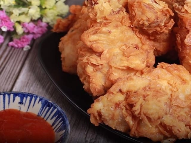 3 công thức làm gà rán kfc vàng ươm giòn rụm ai ăn cũng tấm tắc đỉnh của chóp - 13