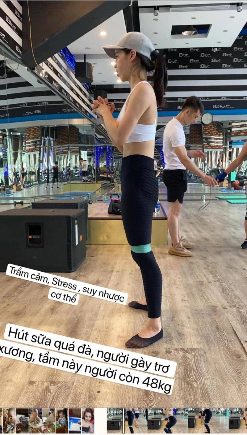Gái 2 con làm loạn mxh với khoảnh khắc vén áo khoe body nóng bỏng - 9