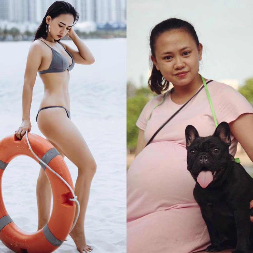 Giảm 20kg mỡ thừa sau sinh mẹ bỉm lột xác thành hotgirl bụng múi bế được cả chồng nặng 70kg - 1